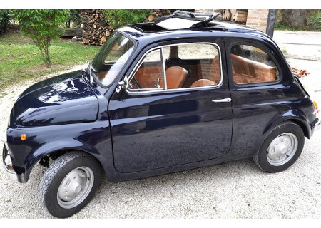 Fiat 500 f blue
